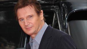 Liam Neeson at the UK premiere of The A-Team