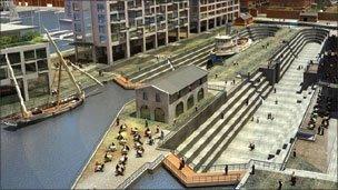 Artist's impression of Liverpool Waters