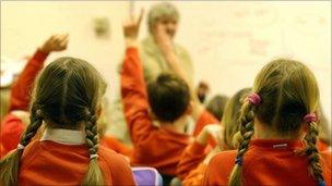 Children in classroom