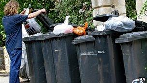 Wheelie bins in Bristol