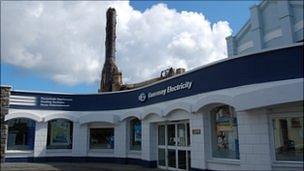 Guernsey Electricity's offices, showroom and power station