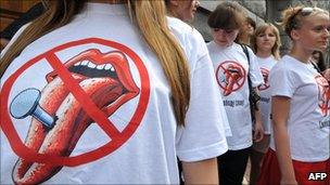 Ukrainian freedom of speech activists rally in Kiev, 23 Jun 10