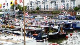 Boats at Bristol Harbour Festival - John Wilkes