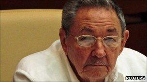 Cuban leader Raul Castro