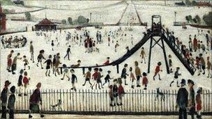 The Playground by Laurence Stephen Lowry (1945) - Christies/PA