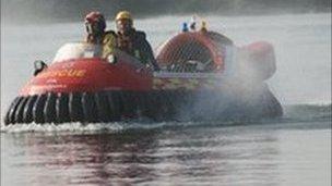 Gloucestershire Fire and Rescue hovercraft