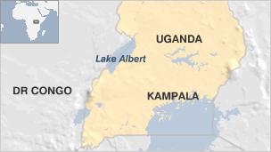 Uganda map