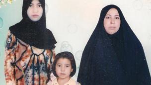 Adawiya Hussein and her two daughters (Family photo)