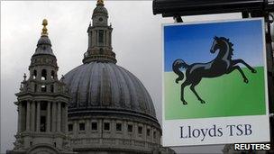 Lloyds Bank sign