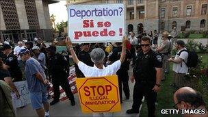 Arizona immigration rally