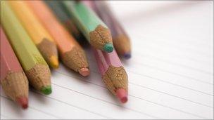 Colouring pencils