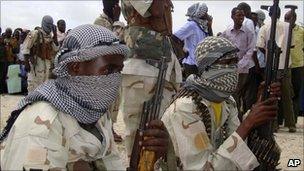 Al-Shabab fighters