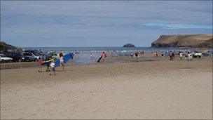 Polzeath beach