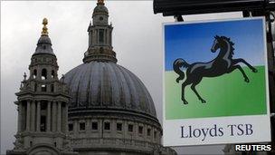 Lloyds Bank sign