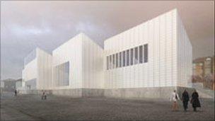 Artist's impression of the Turner Contemporary