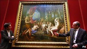 Titian's Diana and Actaeon