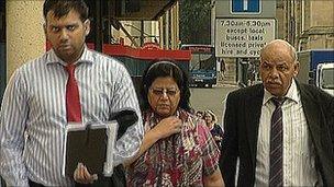 (Left to right) Mudassar, Halima and Iftakhar Ahmed