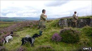 Grouse hunting. Pic copyright GWCT