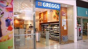 Greggs shop