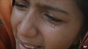 Flood victim in Muzaffargarh