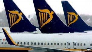 Ryanair aircraft