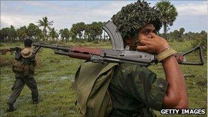 Sri Lankan soldier