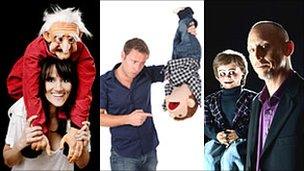 Nina Conti, Paul Zerdin and David Strassman