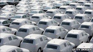 VW cars prepared for export