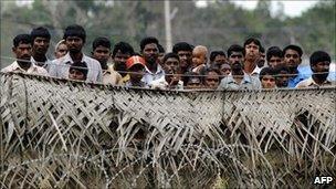 Displaced Sri Lankans, file image