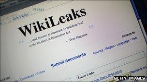 Wikileaks website