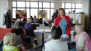 Red Cross drop-in centre in Reykjavik