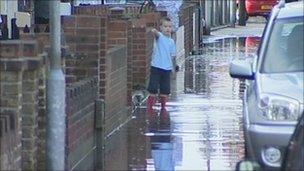 Flooding in Deal