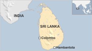 Sri Lanka map