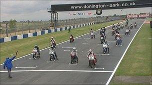 First race at Donington 08/10