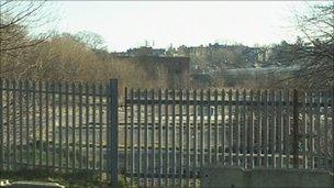 Former gas works in Harrogate