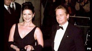 Catherine Zeta Jones and Michael Douglas