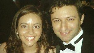 Sonia Stratis and her fiance Chris Tedeschi