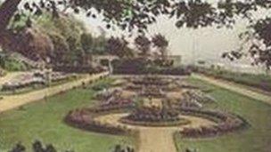 Felixstowe Seafront Gardens in the 1900s