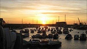 Bridlington harbour