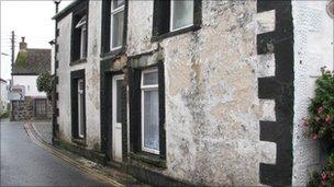 Churchtown house wall collapse