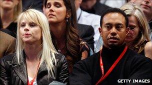 Tiger Woods and Elin Nordegren