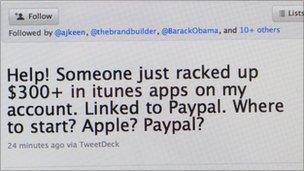 tweet about itunes hack