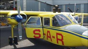 Channel Islands Air Search Islander plane