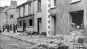 Nine people were killed as three bombs exploded in Claudy