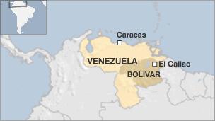 Map of Venezuela