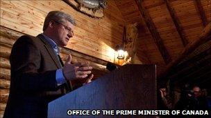 Canadian Prime Minister Stephen Harper