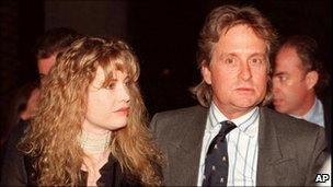 Diandra and Michael Douglas in 1994