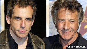 Ben Stiller and Dustin Hoffman