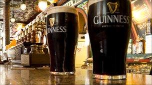 Pints of Guinness