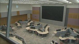 Empty Taunton fire control centre